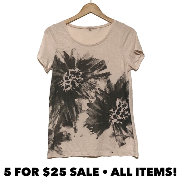 J. Crew Tops - J Crew Floral Tee